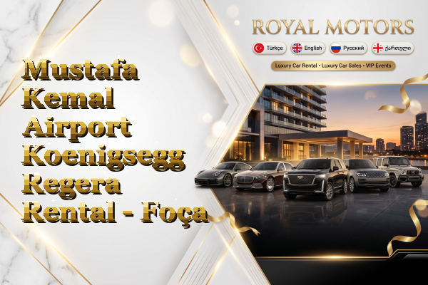 Mustafa Kemal Airport Koenigsegg Regera Rental - Foça