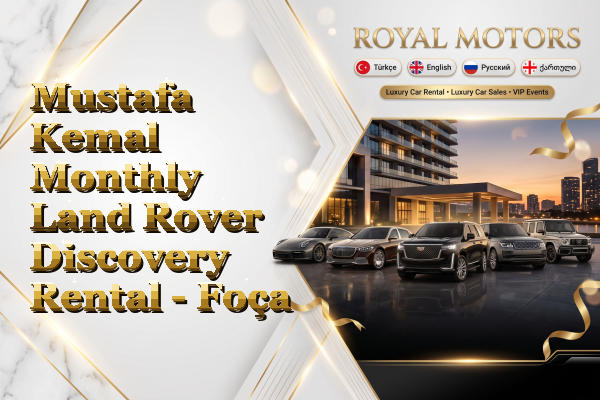 Mustafa Kemal Monthly Land Rover Discovery Rental - Foça