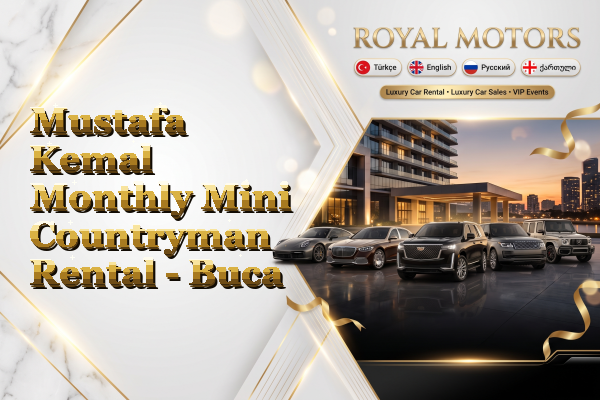 Mustafa Kemal Monthly Mini Countryman Rental - Buca