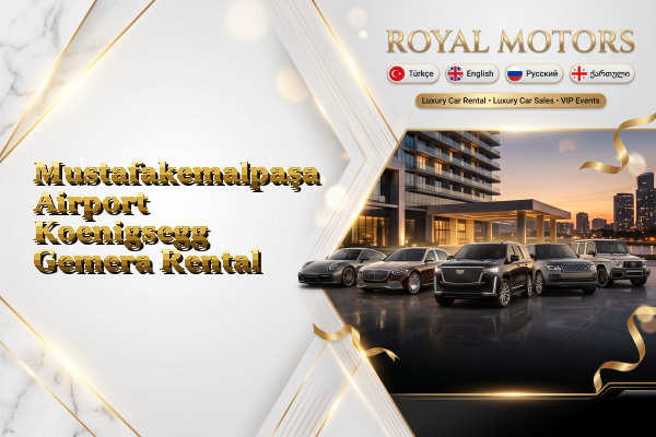 Mustafakemalpaşa Airport Koenigsegg Gemera Rental
