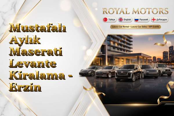 Mustafalı Aylık Maserati Levante Kiralama - Erzin