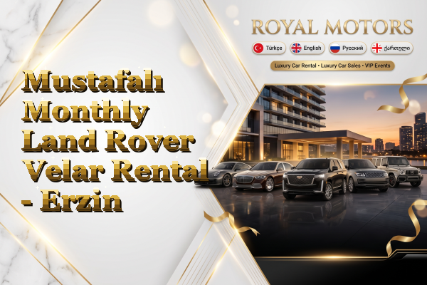 Mustafalı Monthly Land Rover Velar Rental - Erzin