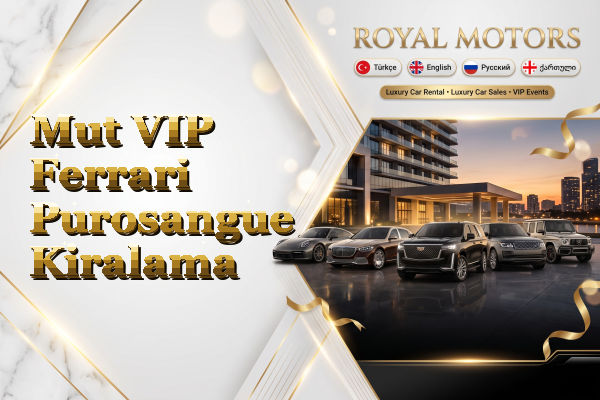Mut VIP Ferrari Purosangue Kiralama
