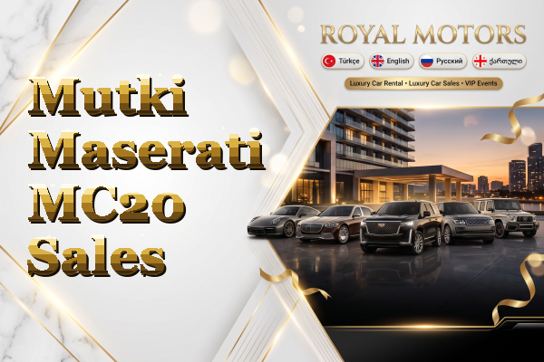 Mutki Maserati MC20 Sales