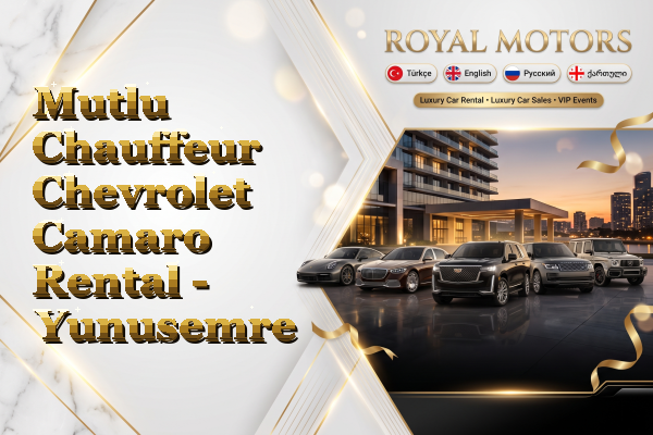 Mutlu Chauffeur Chevrolet Camaro Rental - Yunusemre