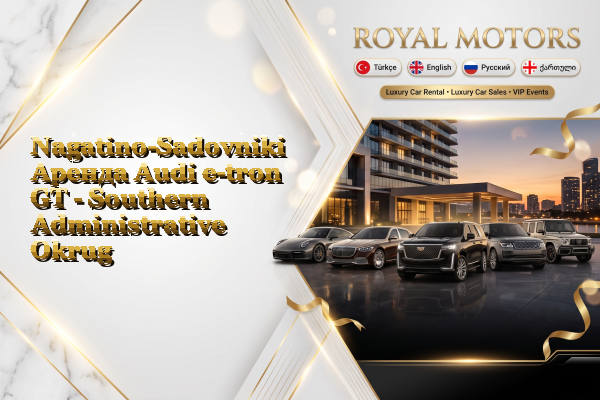 Nagatino-Sadovniki Аренда Audi e-tron GT - Southern Administrative Okrug