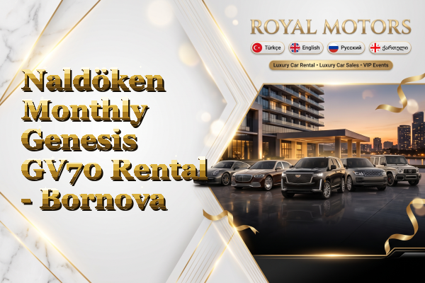 Naldöken Monthly Genesis GV70 Rental - Bornova