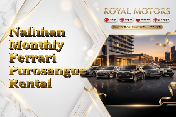 Nallıhan Monthly Ferrari Purosangue Rental