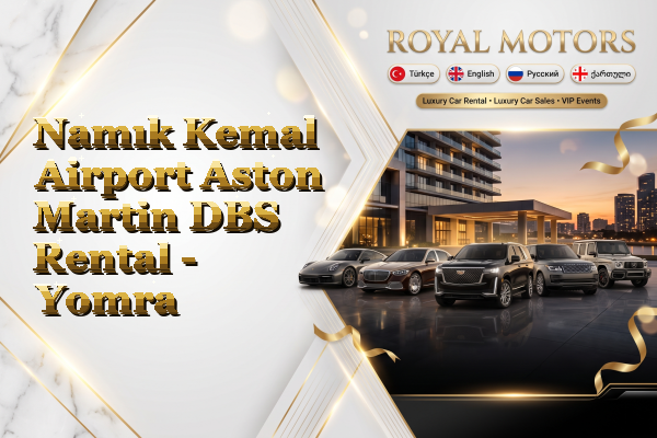 Namık Kemal Airport Aston Martin DBS Rental - Yomra