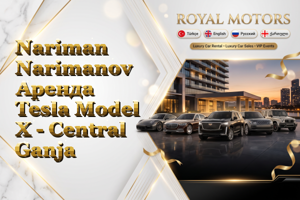 Nariman Narimanov Аренда Tesla Model X - Central Ganja