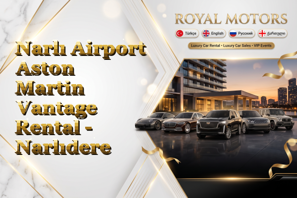 Narlı Airport Aston Martin Vantage Rental - Narlıdere