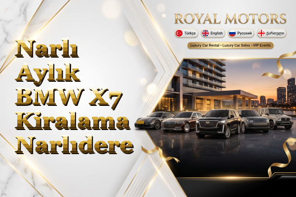 Narlı Aylık BMW X7 Kiralama - Narlıdere