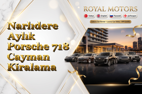 Narlıdere Aylık Porsche 718 Cayman Kiralama