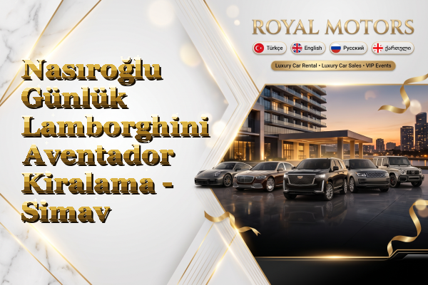 Nasıroğlu Günlük Lamborghini Aventador Kiralama - Simav