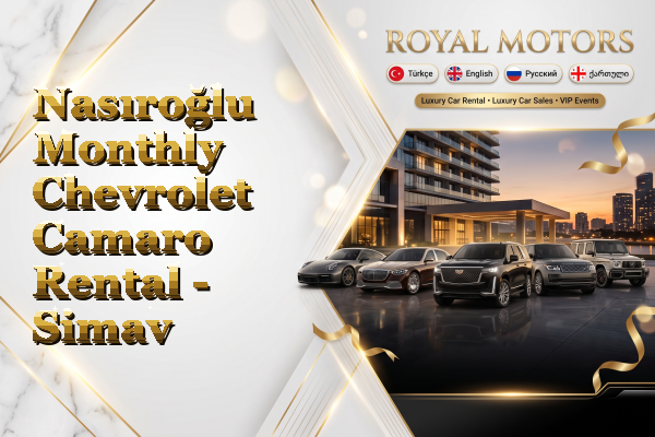 Nasıroğlu Monthly Chevrolet Camaro Rental - Simav