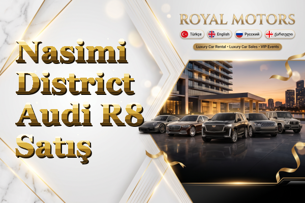 Nasimi District Audi R8 Satış