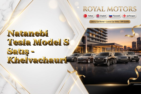 Natanebi Tesla Model S Satış - Khelvachauri