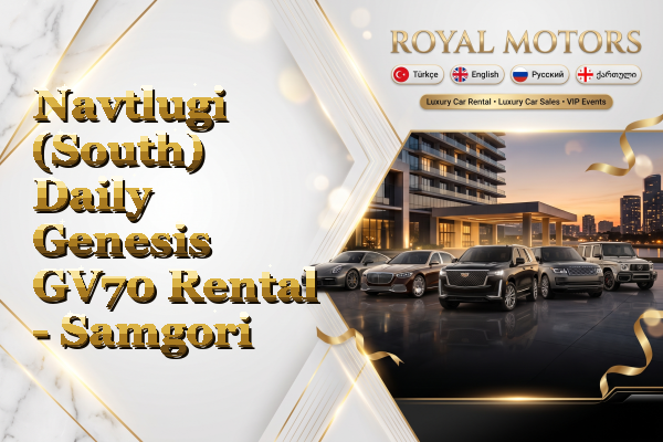Navtlugi (South) Daily Genesis GV70 Rental - Samgori