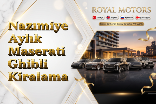 Nazımiye Aylık Maserati Ghibli Kiralama