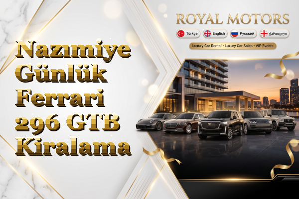 Nazımiye Günlük Ferrari 296 GTB Kiralama