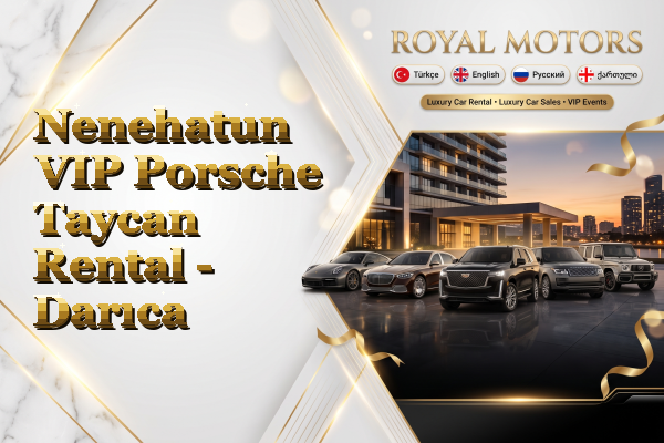 Nenehatun VIP Porsche Taycan Rental - Darıca