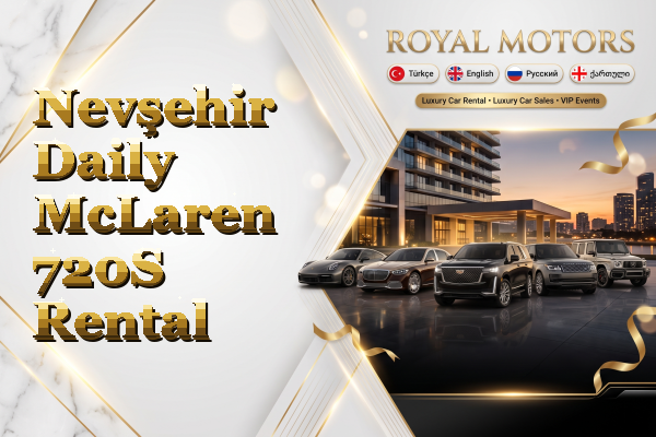 Nevşehir Daily McLaren 720S Rental