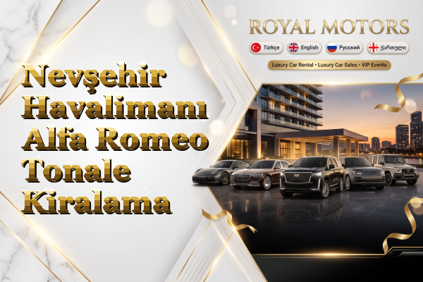 Nevşehir Havalimanı Alfa Romeo Tonale Kiralama
