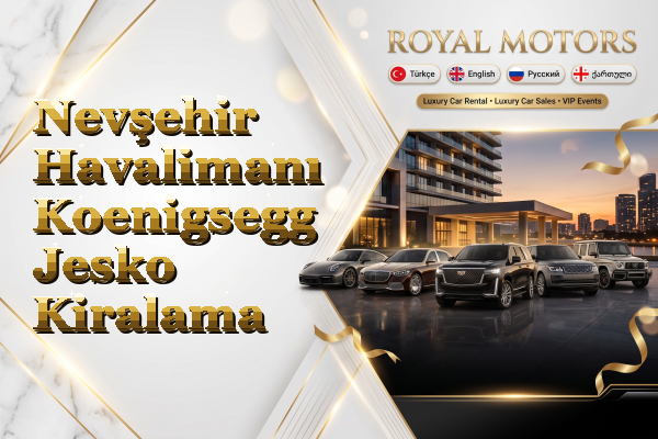 Nevşehir Havalimanı Koenigsegg Jesko Kiralama
