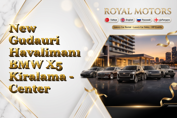New Gudauri Havalimanı BMW X5 Kiralama - Center