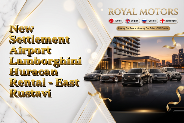 New Settlement Airport Lamborghini Huracan Rental - East Rustavi