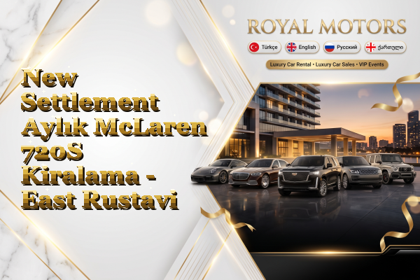 New Settlement Aylık McLaren 720S Kiralama - East Rustavi