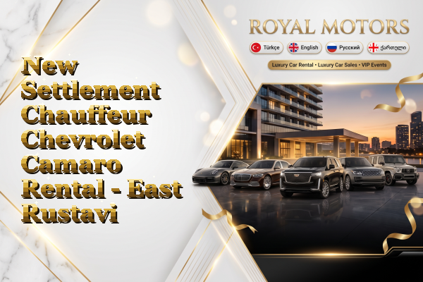 New Settlement Chauffeur Chevrolet Camaro Rental - East Rustavi