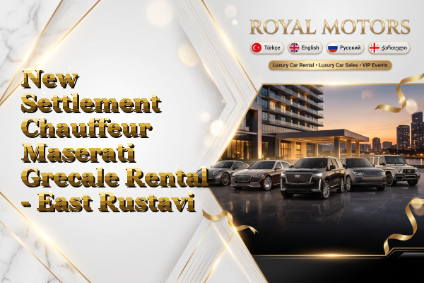New Settlement Chauffeur Maserati Grecale Rental - East Rustavi