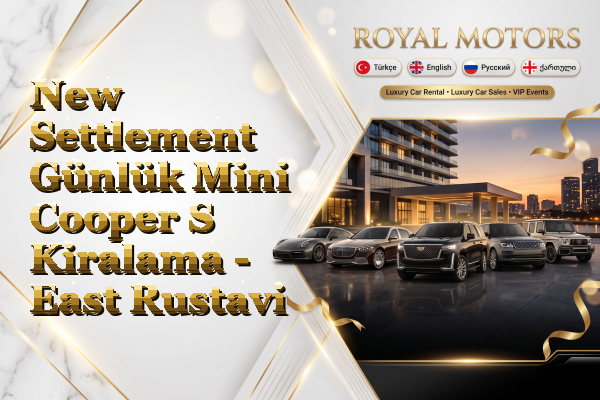 New Settlement Günlük Mini Cooper S Kiralama - East Rustavi
