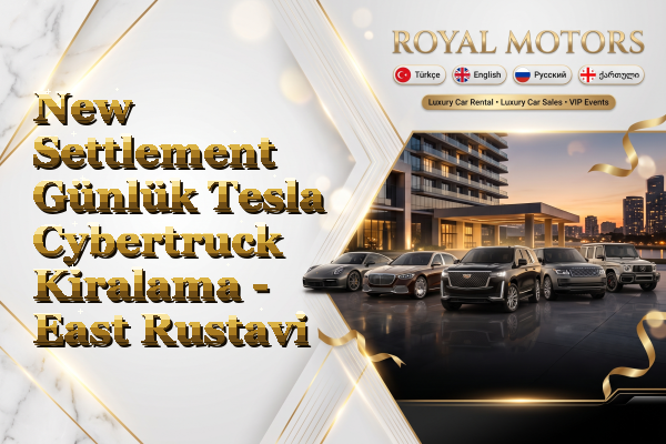 New Settlement Günlük Tesla Cybertruck Kiralama - East Rustavi