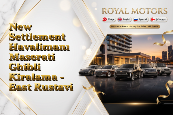 New Settlement Havalimanı Maserati Ghibli Kiralama - East Rustavi
