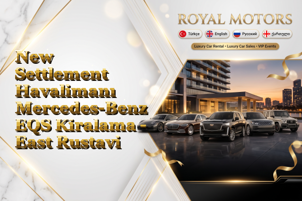 New Settlement Havalimanı Mercedes-Benz EQS Kiralama - East Rustavi
