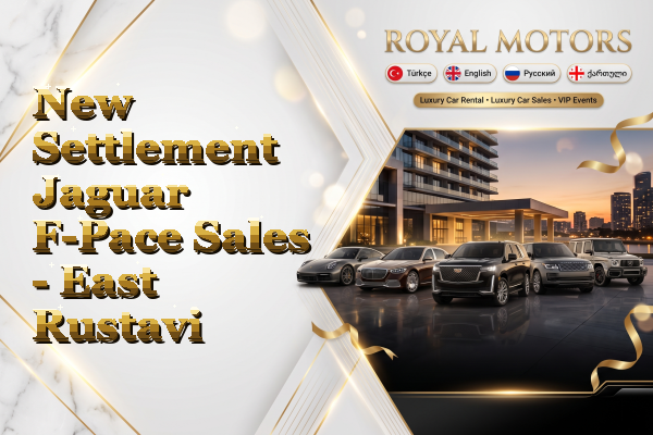 New Settlement Jaguar F-Pace Sales - East Rustavi