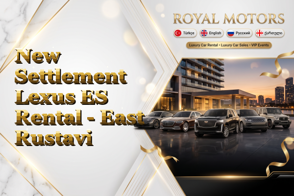 New Settlement Lexus ES Rental - East Rustavi