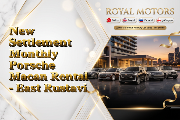 New Settlement Monthly Porsche Macan Rental - East Rustavi