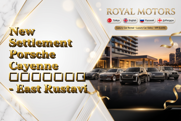 New Settlement Porsche Cayenne გაყიდვა - East Rustavi