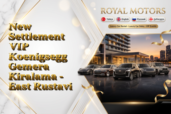 New Settlement VIP Koenigsegg Gemera Kiralama - East Rustavi