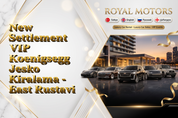 New Settlement VIP Koenigsegg Jesko Kiralama - East Rustavi
