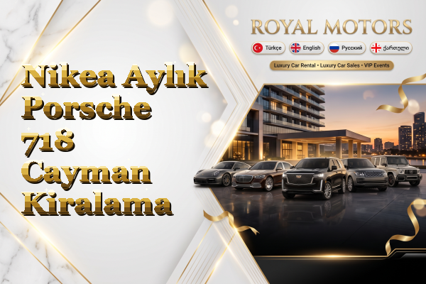 Nikea Aylık Porsche 718 Cayman Kiralama