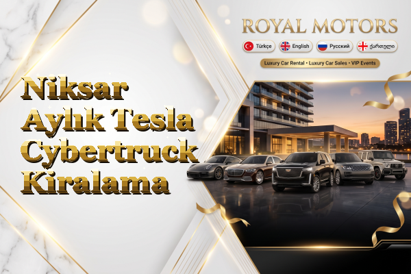 Niksar Aylık Tesla Cybertruck Kiralama