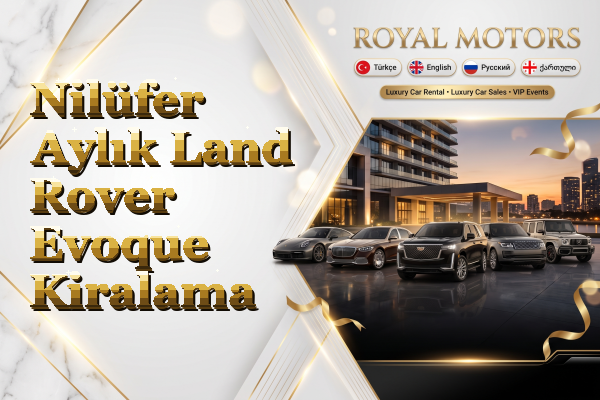 Nilüfer Aylık Land Rover Evoque Kiralama