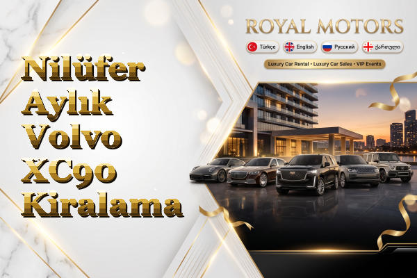 Nilüfer Aylık Volvo XC90 Kiralama