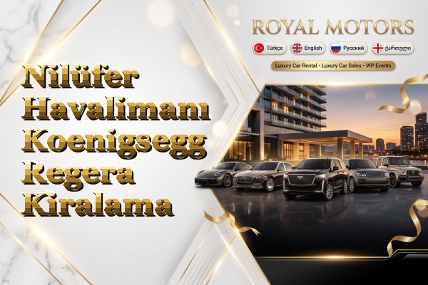 Nilüfer Havalimanı Koenigsegg Regera Kiralama