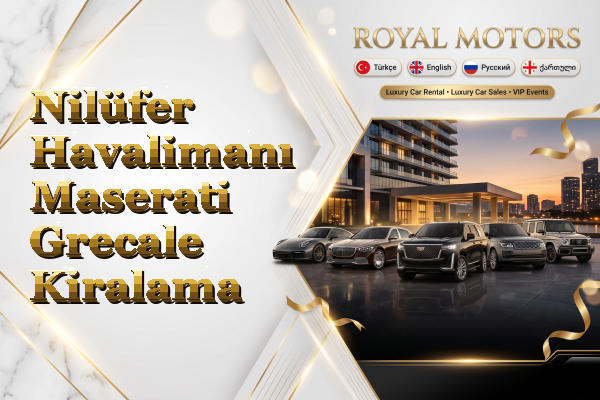 Nilüfer Havalimanı Maserati Grecale Kiralama