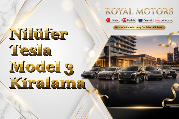 Nilüfer Tesla Model 3 Kiralama